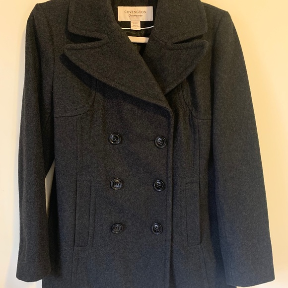 Covington Double-Breasted Pea Coat - Picture 1 of 12